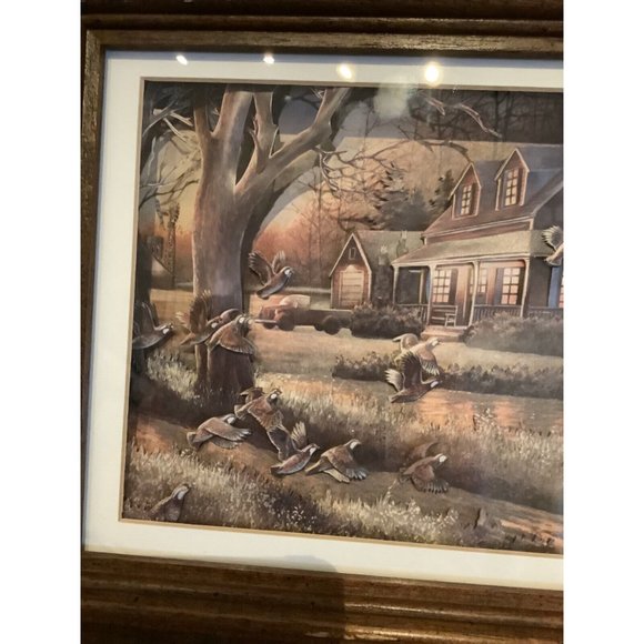 Paper Tole Designs Inc Wall Art Framed Farmhouse Quail Truck Windmill SEE READ - Picture 2 of 7